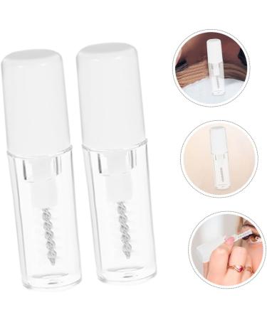 Beatifufu 2pcs Eyelash Raincoat Clear Rain Coat Tubular Mascara Essence Mascara Gels Plastic Transparent - Buy Online on GoSupps.com