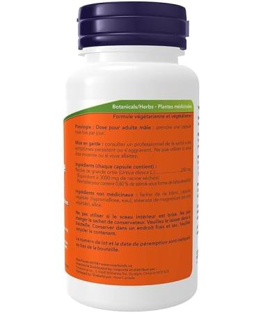 NOW Supplements Stinging Nettle Root Extract 250mg Capsules 90 Count - Buy Online on GoSupps.com