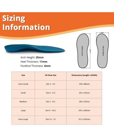 FootActive Plantar Fasciitis Insoles XL (11/13 UK) - Support and Relief for Plantar Fasciitis - Buy Online on GoSupps.com
