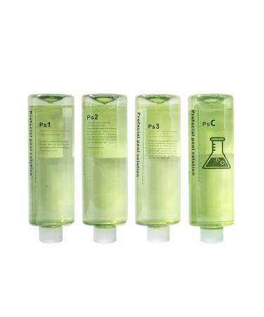 Aquafacial Lot de 4 flacons de solution exfoliante hydratante pour visage 500 ml BMTLAB