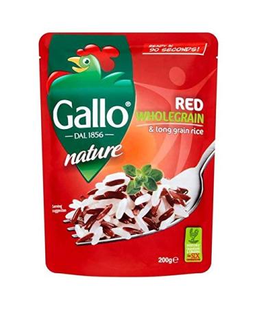 Riso Gallo Riso Gallo Micro pochette rouge wholegrain rice pouch 200 g
