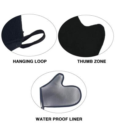 4 Pack Self Tanning Mitt Applicator Kit with Back Applicator, Exfoliating Glove, and Face Tanner Brush - Sunless Tan Set (Black) - Buy Online on GoSupps.com