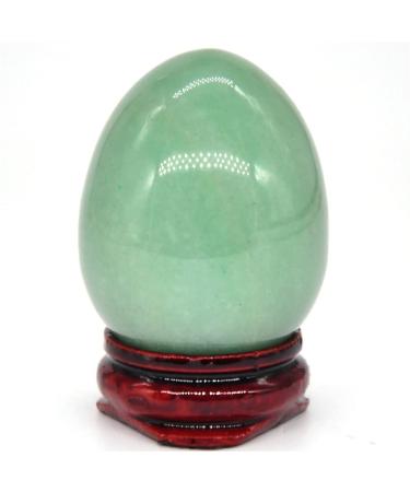 35x50mm Green Oval Natural Crystal Suitable for Home Raw Stones and Minerals Home Goods