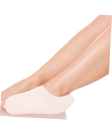 Beaupretty 1 Set Silicone and Foot Mask Cover Moisturizing Gel Socks for Dry Skin Lotion Socks Silicone Socks for Dry Cracked Feet Women Hand Moisturizer Gloves 19.50X15.00X0.10CM As Shown - Buy Online on GoSupps.com