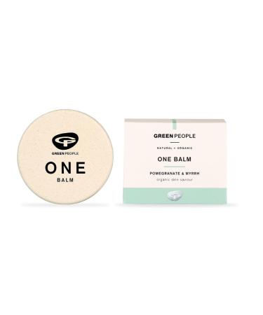 Green People ONE Balm 30ml | Natural & Organic Lip Balm | Dry Skin Rescue Balm for Lips Hands Heels Elbows | 100% Biodegradable Pot | Paraben Free & Ethyl Alcohol Free | Cruelty Free & Vegan