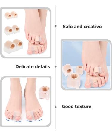 BESPORTBLE Toe Separator Metatarsal Pads - Set of 2 | Bunion Corrector & Toe Straightener | Hallux Valgus Relief - 3.6x3.5cm - Buy Online on GoSupps.com