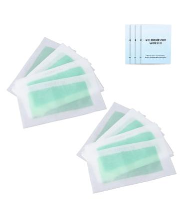 40-Piece Wax Strips Kit for Hair Removal - Facial & Body Cold Wax Strips with Cleaning Pads - Double-Sided Fast & Effective - Buy Online on GoSupps.com