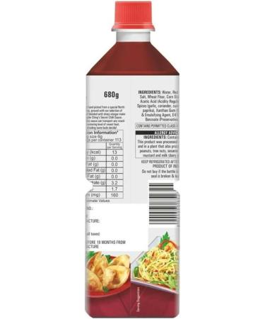 Ching's Red Chilli Sauce - 680g | Bold and Fiery Sauce for Spicy Culinary Adventures | Perfect Balance of Heat and Tanginess - Buy Online on GoSupps.com