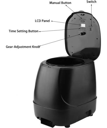 CUEI Automatic Fish Feeder 10L Large Capacity Pond Outdoor Intelligent Automatic Fish Food Feeding Dispenser Multi Gear Adjustment Control Fish Food Timer for Garden Pond Aquarium Koi Fish - Buy Online on GoSupps.com