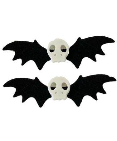 Bat Skull Hair Clips for Women & Girls - Halloween Devil Wings Barrettes for Cosplay Costume - Buy Online on GoSupps.com
