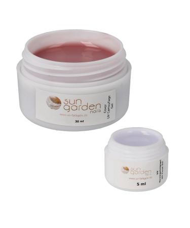 sun garden nails Sun Garden Nails UV Cover Camouflage Builder Gel 30ml + 5ml Finishing Gel
