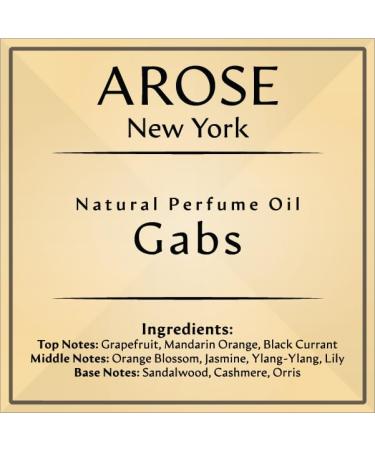 Gabs Perfume Oil Alcohol-free Vegan 10 ml Pocket Size Travel Size long-lasting Fragrance Inspired by Gabrielle - LARGE BOTTLE NOT INCLUDED - Buy Online on GoSupps.com