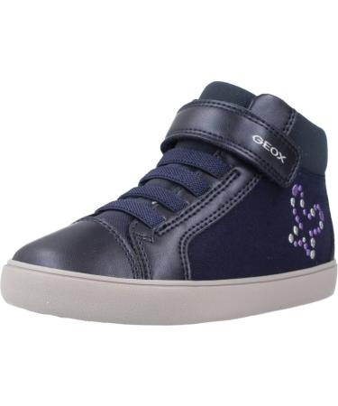 Geox Baby Girl's B Gisli B Sneaker 5 UK Child Navy