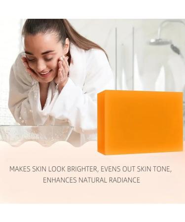  AOJUIGO Natural Turmeric Soap Pure Turmeric Handmade Soap for Face and Body Acne Corrector Blackhead Corrector Moisturizing Fades Fine Lines Firming Friendly (Type 3) - Buy Online on GoSupps.com