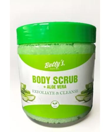 Bettys Body Scrub + Aloe Vera Exfoliating & Cleansing Body Scrub + Aloe Vera Exfoliating & Cleansing 500g - Buy Online on GoSupps.com