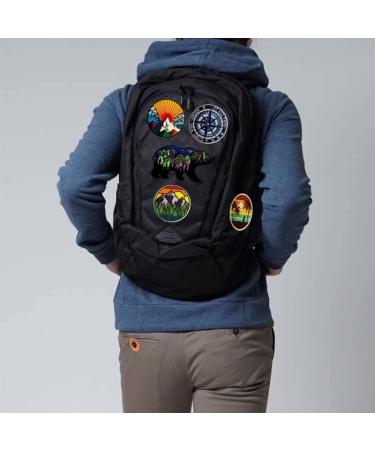 PatchClub Mountain and River Adventure Outdoor Patch - Colorful Embroidered Cool Iron On/Sew On Patches - Buy Online on GoSupps.com