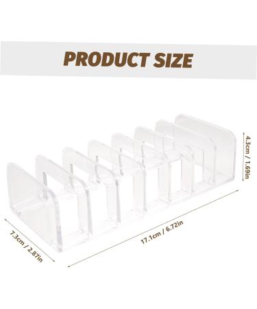 ABOOFAN 5pcs Eye Shadow Storage Box Clear Blush Cosmetic Organizer Household Cosmetics Organizer Makeup Grid - Buy Online on GoSupps.com