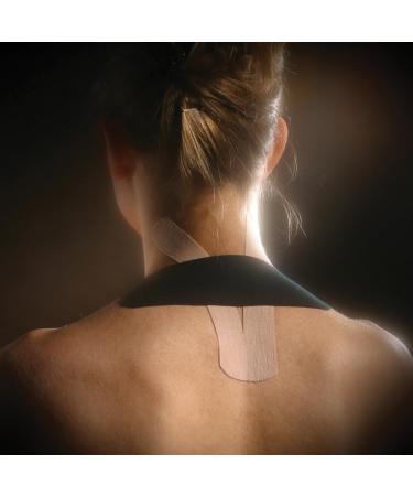 Kinesio Pre-Cut Neck Tape for Pain Relief | International Shipping Available - Buy Online on GoSupps.com