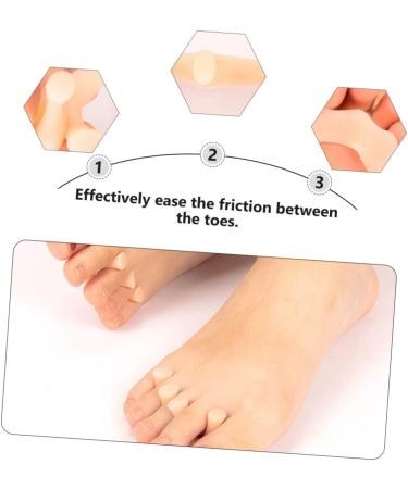 Healifty 10pcs Silicone Gel Bunion Spacer & Toe Correctors | Bunion Relief Pads for Overlapping Toes | Toe Protectors Isolation Pad - 9X3CM - Buy Online on GoSupps.com