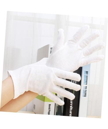 SOLUSTRE 12 Pairs Industrial Hand Moisturizer Stretchable Lining Glove Cosmetic Moisturizing Working Warm Hand Spa White M:22X9cm White - Buy Online on GoSupps.com