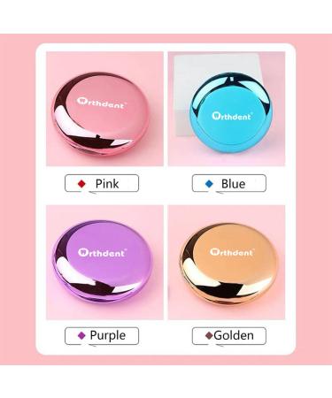 Orthodontic Retainer Case with Magnetic Closure + Aligner Remover Hook & Brush | Gold | 1 Pcs - Buy Online on GoSupps.com