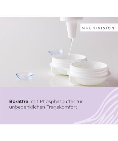 Buy Magnivision Kombs Solution Basic 360ml - Borate-Free Contact Lens Cleaner & Storage - Made in Europe | International Shipping Available - Buy Online on GoSupps.com