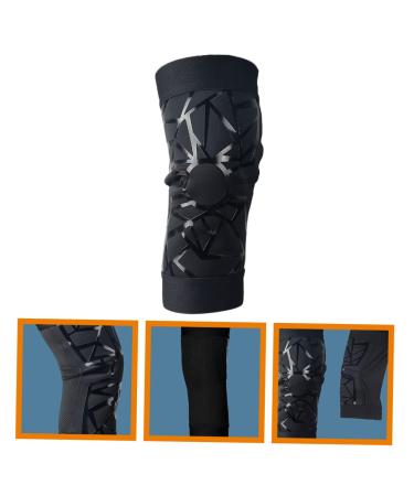 Buy Cycling Leg Sleeves & Running Knee Brace for Men - Comfortable Breathable Support in XL Black - Buy Online on GoSupps.com