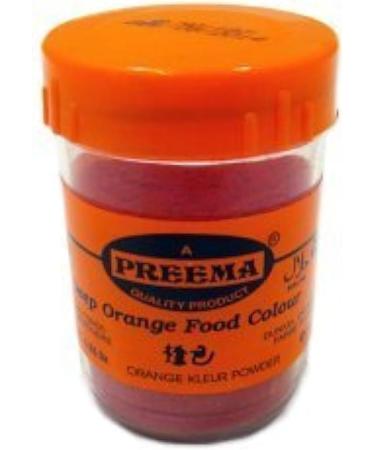 Preema | Deep Orange Food Colour Powder 6X25g | Premium Quality Bright Colour Powder | Ideal For Create Color full Cake & Icing - Buy Online on GoSupps.com