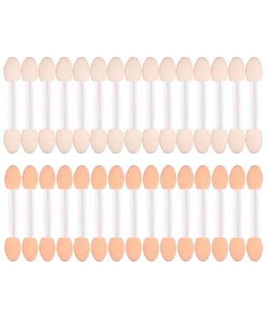 Balacoo 30pcs Eyeshadow Brush Makeup Professional Makeup Brush Eyeshadow Double Head Set
