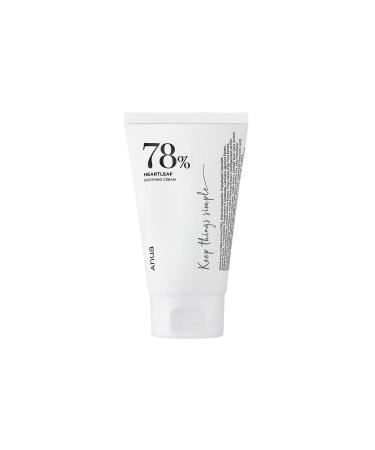 Anua Heartleaf 78% Soothing Cream 100ml / 3.38 fl.oz. I moisturizing soothing the skin panthenol ceramide moisture barrier