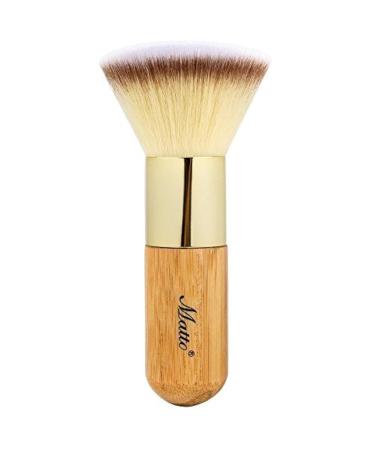 Matto Bamboo Flat Kabuki Foundation Brush - Flat Top Makeup Brush for Foundation Blending Liquid Cream Mineral Powder 1 Piece - Buy Online on GoSupps.com