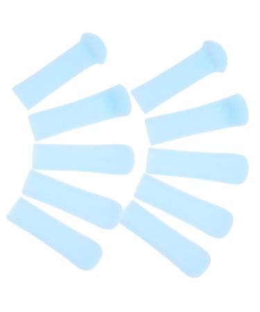 FRCOLOR 10pcs Ear Wax Removal Tool Silicone Replacement Tips for Ear Cleaner Ergonomic Design and Flexible for Adults and Easy to Use