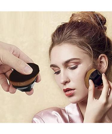 Flower-Shaped Foundation Brush 1PC Foundation Makeup Brush Face Blush Suitable for Mixed Liquid Cream or Flawless Powder Cosmetics Multifunctional Makeup Brush(Black) - Buy Online on GoSupps.com