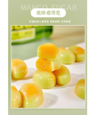 Thai Mango Soft Candy 76g/bag Mango Peelable Candy Fruit Juice Fudge Peeling Gummy Candy Healthy Desserts Gummy candy Wedding Candies Sweets peeled fruit candy snack gifts (Green mango 3bag) Green mango 3bag - Buy Online on GoSupps.com