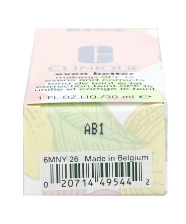 Clinique Even Better Makeup SPF 15 Cashew 1oz - Dry to Combination Oily Skin - Buy Online on GoSupps.com