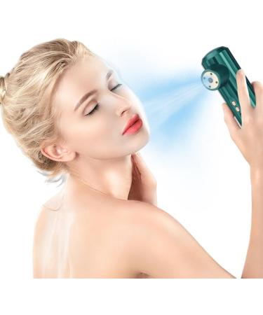 Srutueo 1Set Mini Nano Mist Sprayer Steamer Humidifier Oxygen Injection Instrument Skin Care Tools Green - Buy Online on GoSupps.com