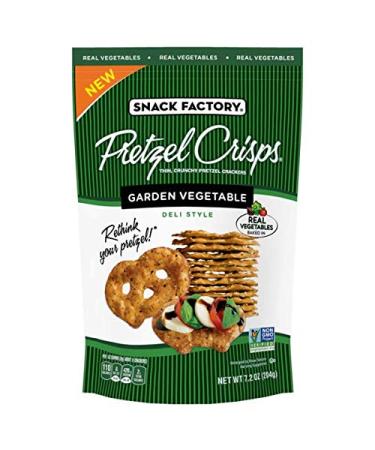 Snack Factory Deli Style Pretzel Cracker Crisps Variety Pack - 8 Flavors, 7.2 oz Bags (Pack of 8) - Buy Online on GoSupps.com