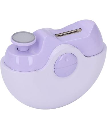 Electric Nail Clipper Anti Pinch USB Rechargeable Automatic Trimmer for Babies Seniors Efficient Manicure (Purple) - Buy Online on GoSupps.com