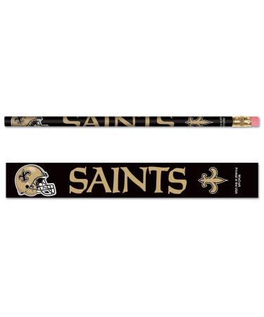 WinCraft NFL New Orleans Saints 15550041 Pencil (6 Pack) - Buy Online on GoSupps.com