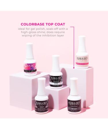 Kiara Sky Soak Off Gel Polish 0.5 fl oz (Top + Base Duo) - Professional Nails - Buy Online on GoSupps.com