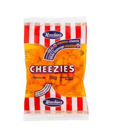 Hawkins Cheezies Cheddar Cheese 36g Bags - Box of 36 | Buy Online - Buy Online on GoSupps.com