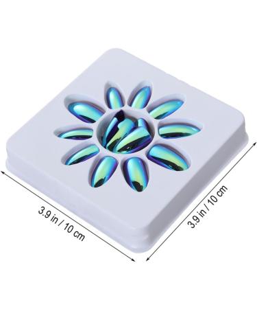 FOMIYES 84 Pcs Metallic Nail Art Decals Metallic Nail Polish Mirror Full Cover Nails Manicure Art Nail Art Adhesive Sticker Metallic Acrylic Nail tip Nail Powder Mirror Pointy Coffin - Buy Online on GoSupps.com