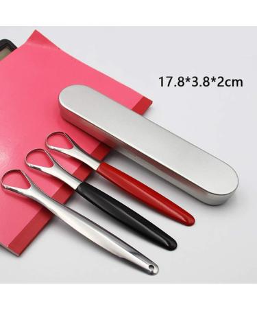 FARUTA 3pcs Tongue Scraper Set - Stainless Steel Oral Hygiene Tool | Tongue Cleaner for Fresh Breath - Buy Online on GoSupps.com