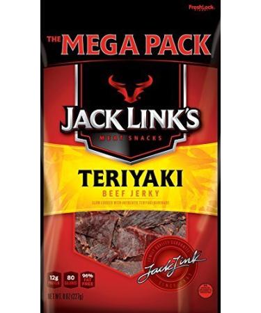 Jack Link's Meat Snacks Beef Jerky Teriyaki 8 Ounce by Jack Links