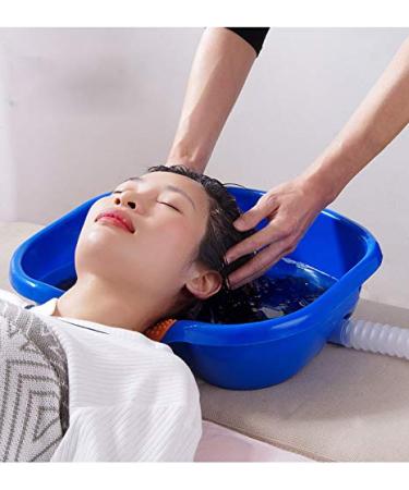 Portable Bedside Shampoo Basin with Head Cushion & Hose - Ideal for Bedridden Patients - Buy Online on GoSupps.com
