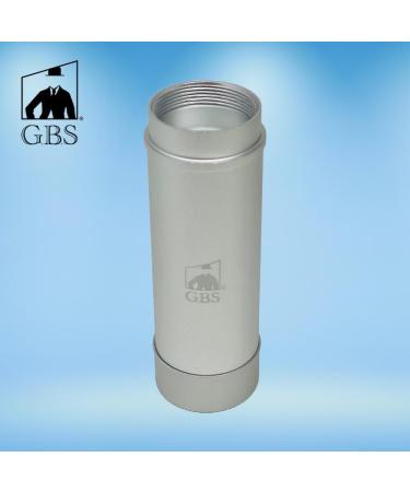 Buy G.B.S 5.5in Silver Metal Canister Badger Hair Shaving Brush - Travel Friendly Men s Shaving Essential International Shipping - Buy Online on GoSupps.com