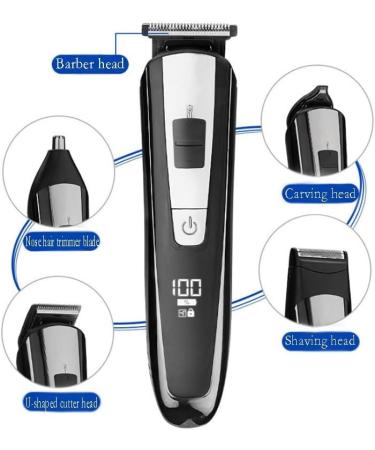 Professional Hair Clippers & Grooming Kit - Electric Trimmer for Men Beard Eyebrow Nose and Body - International Shipping - Buy Online on GoSupps.com