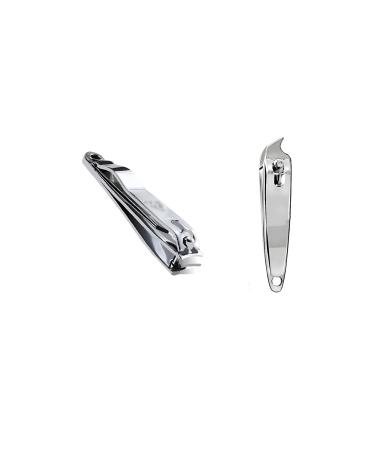 Practical Nail and Toenail Clipper in Stainless Steel with Nail File and Pick Sharp and Durable Suitable for Nail Grooming Affordable Bc