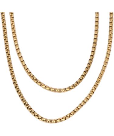 Mindful Breathing Necklace Prevent Skin Fading Reduce Anxiety Relieve Stress Increase Lung Volume For Men For Daily Wear (Gold Color) - Buy Online on GoSupps.com