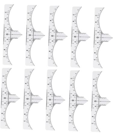 NOLITOY 30 Pcs Microblading Ruler Sticker Scale Ruler Eyebrow Guide Measure Tool Design Ruler Make up - Buy Online on GoSupps.com